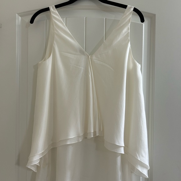 Brunello Cucinelli Monili-embellished sleeveless silk top XS - Picture 6 of 8